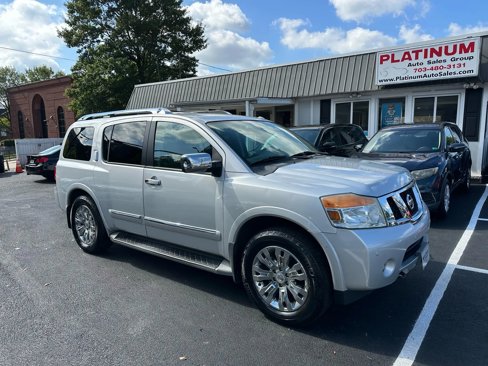 Used 2015 Nissan Armada Platinum w/ 2nd Row Captain Seat Package image 1