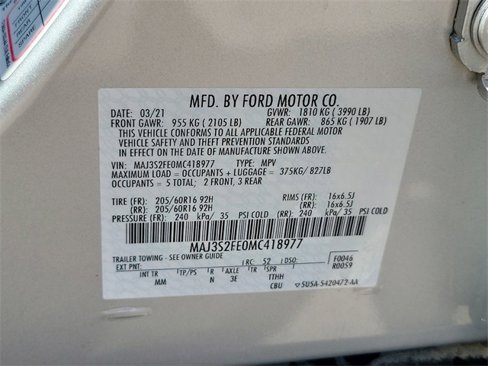 Used 2021 Ford EcoSport S image 31