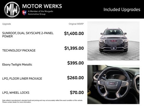 Used 2017 GMC Acadia Denali w/ Technology Package image 4