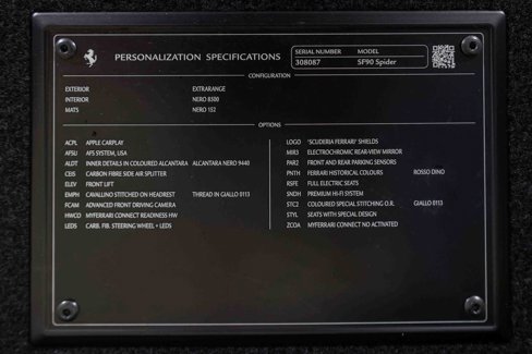 Used 2024 Ferrari SF90 Spider image 48