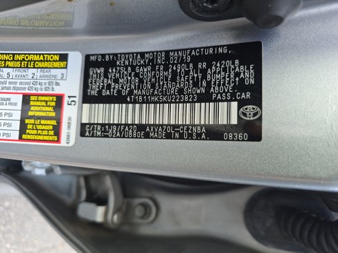 Used 2019 Toyota Camry LE image 35
