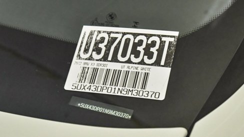 Certified 2022 BMW X3 sDrive30i w/ Convenience Package image 30