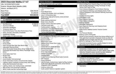Used 2023 Chevrolet Malibu LT image 11