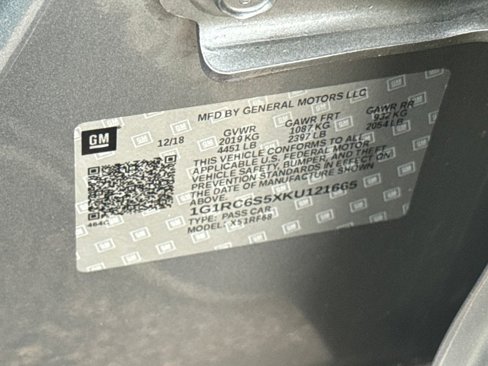 Used 2019 Chevrolet Volt LT w/ Power Convenience Package image 43