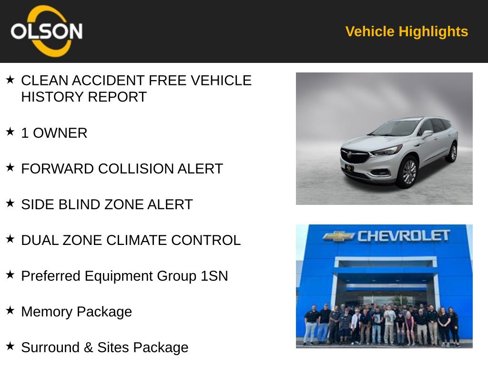 Used 2021 Buick Enclave Premium w/ Surround and Sites Package image 2