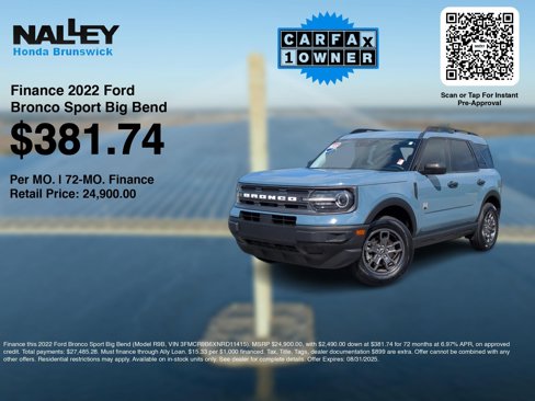 Used 2022 Ford Bronco Sport Big Bend image 3