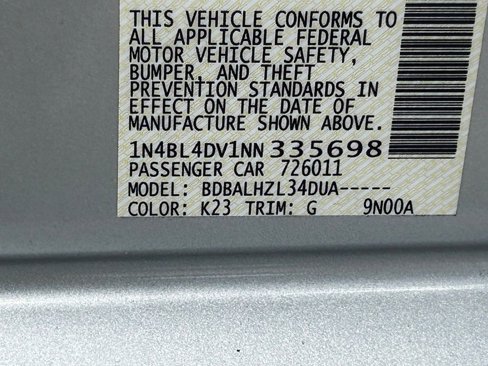 Certified 2022 Nissan Altima 2.5 SV image 47