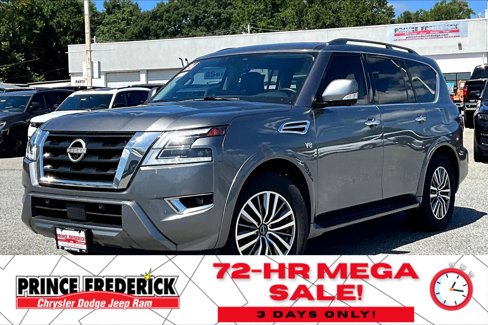 Used 2021 Nissan Armada SL w/ Captain's Chairs Package image 3