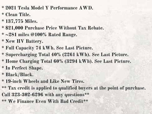 Used 2021 Tesla Model Y Performance image 14
