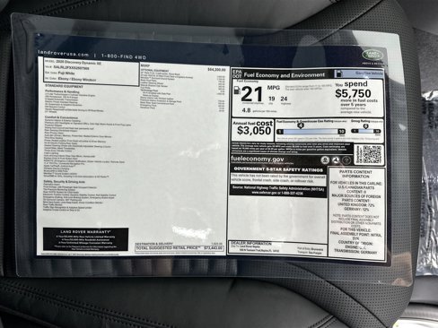 Certified 2025 Land Rover Discovery Dynamic SE image 29