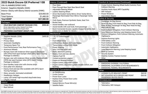 Used 2023 Buick Encore GX Preferred w/ Cold Weather Comfort Package image 4