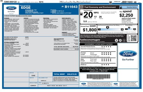 Used 2018 Ford Edge SEL w/ Equipment Group 201A image 12