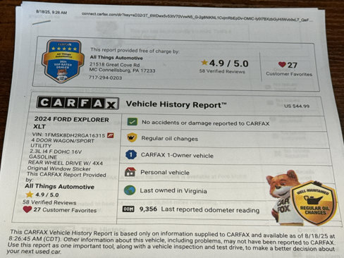 Used 2024 Ford Explorer XLT image 42