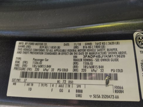 Used 2019 Ford Fiesta SE image 33