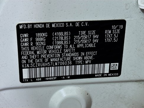 Certified 2020 Honda HR-V EX image 30