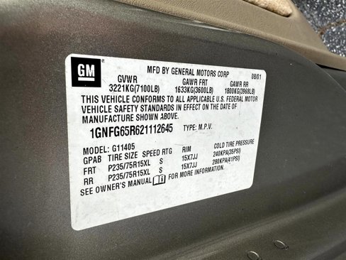Used 2002 Chevrolet Express 1500 LT image 52