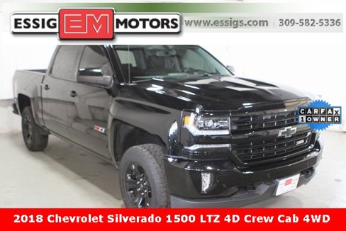 Used 2018 Chevrolet Silverado 1500 LTZ Z71 w/ Midnight Edition image 1