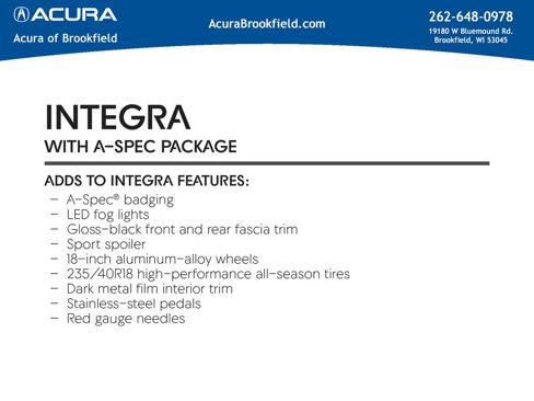 New 2025 Acura Integra A-Spec image 8