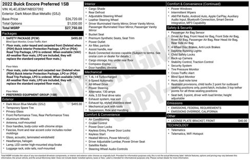 Used 2022 Buick Encore Preferred w/ Safety Package image 22