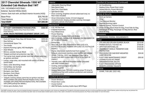 Used 2017 Chevrolet Silverado 1500 W/T w/ WT Fleet Convenience Package image 8