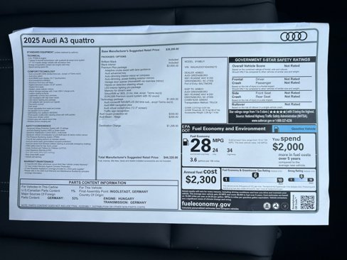 New 2025 Audi A3 2.0T Premium Plus image 33