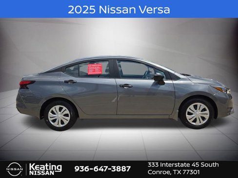 Certified 2025 Nissan Versa S w/ Trunk Package image 2
