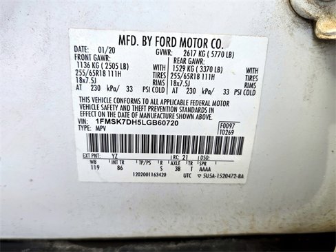 Used 2020 Ford Explorer XLT image 17