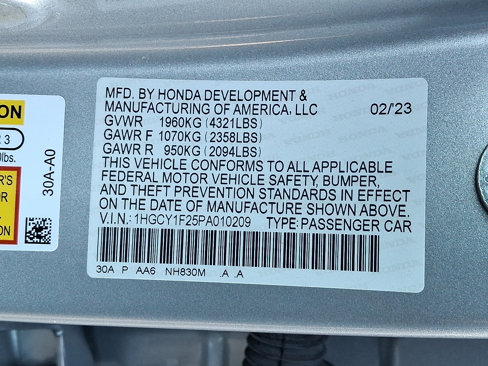 Used 2023 Honda Accord LX image 26