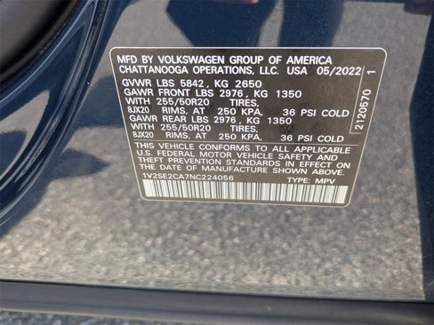 Used 2022 Volkswagen Atlas Cross Sport SEL R-Line image 35