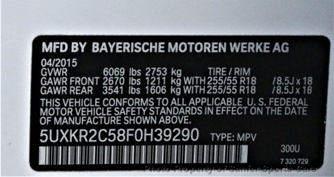 Used 2015 BMW X5 sDrive35i image 48