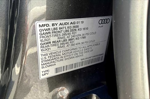 Used 2019 Audi Q8 Premium w/ Convenience Package image 32