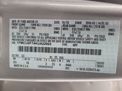 Used 2019 Ford Escape S image 33