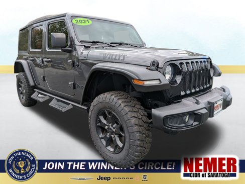 Used 2021 Jeep Wrangler Unlimited Sport image 1