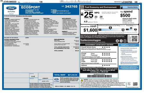 Used 2020 Ford EcoSport SE w/ SE Convenience Package image 2