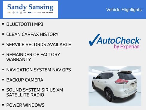 Used 2016 Nissan Rogue SL w/ SL Premium Package image 6