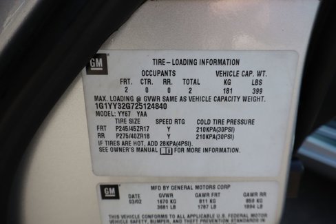 Used 2002 Chevrolet Corvette Convertible w/ Preferred Equipment Group2 image 42