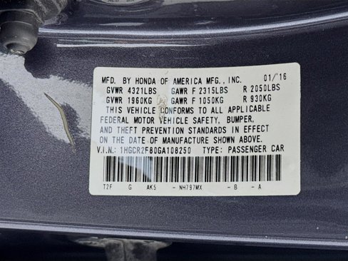 Used 2016 Honda Accord EX-L image 32