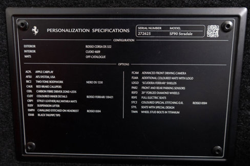 Certified 2022 Ferrari SF90 Stradale image 13