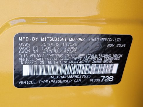 New 2024 Mitsubishi Mirage ES image 31