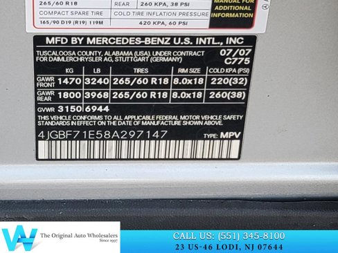 Used 2008 Mercedes-Benz GL 450 4MATIC image 21