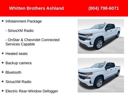 Used 2020 Chevrolet Silverado 1500 Custom w/ Custom Value Package image 6