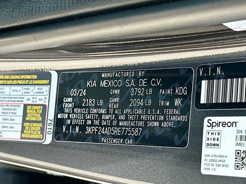 Used 2024 Kia Forte LXS image 29