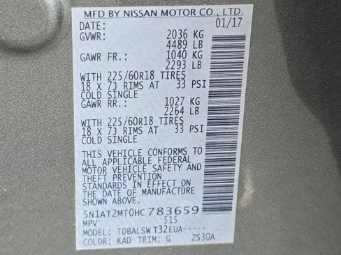Used 2017 Nissan Rogue SL w/ SL Premium Package image 36