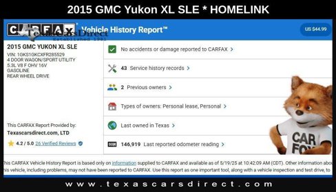 Used 2015 GMC Yukon XL SLE w/ Convenience Package image 9