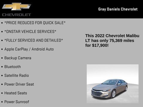 Certified 2022 Chevrolet Malibu LT image 6