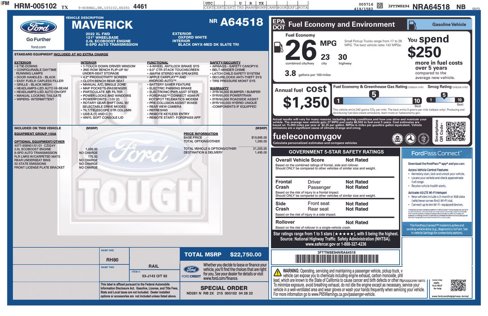 Used 2022 Ford Maverick XL image 33
