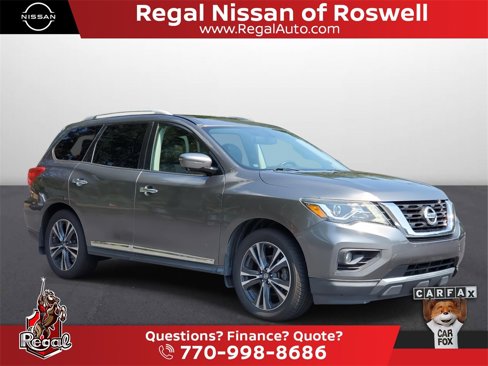 Used 2017 Nissan Pathfinder Platinum w/ Family Entertainment Package image 1
