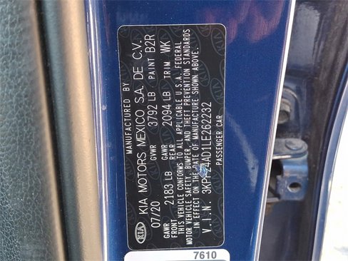 Certified 2020 Kia Forte LXS image 26