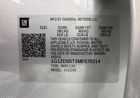 Used 2021 Chevrolet Malibu LT image 13