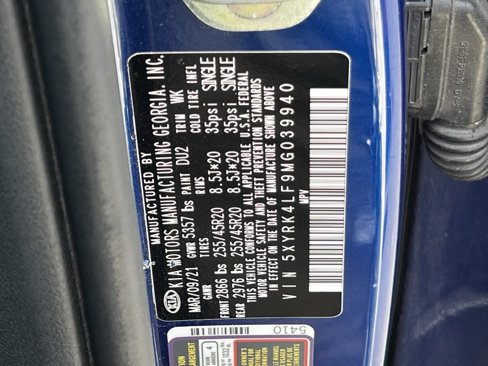 Used 2021 Kia Sorento SX image 50